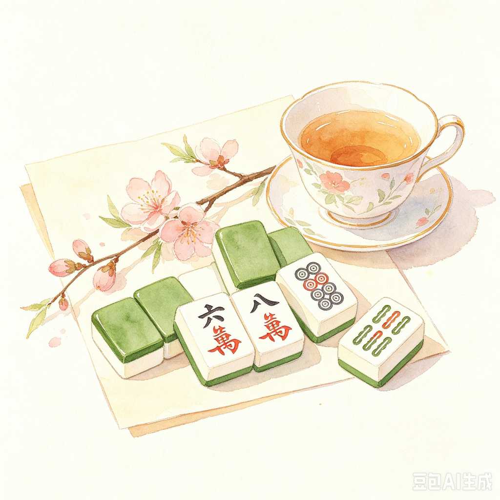 special color mahjong set gift