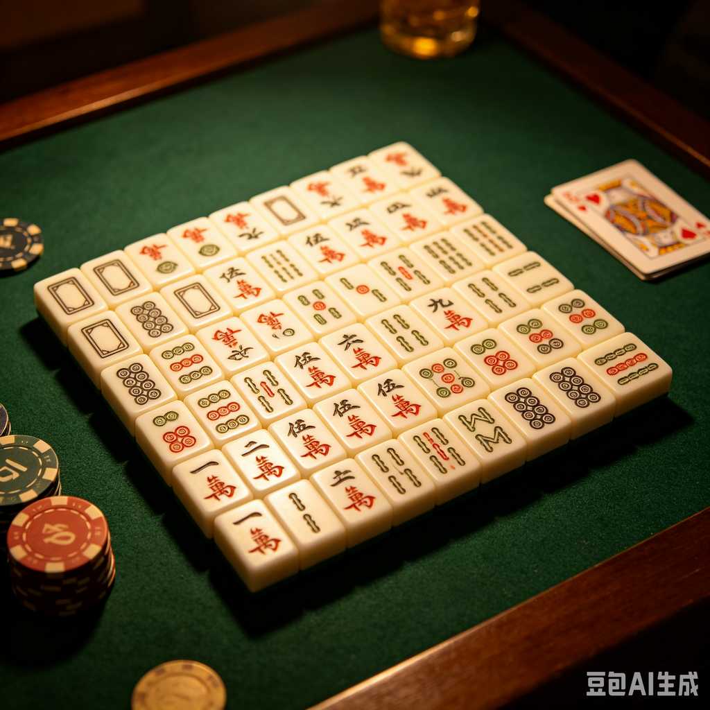 pink mahjong set