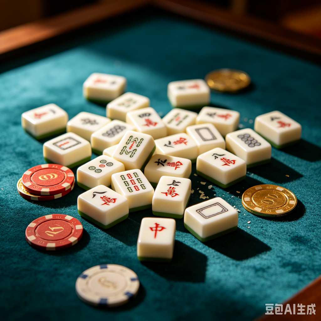 hand painted mahjong tiles